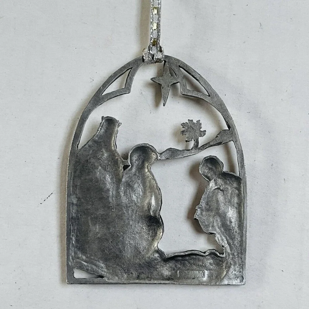 Camco PewterThree Kings‎ Baby Jesus Religious Ornament Christmas Home Decor